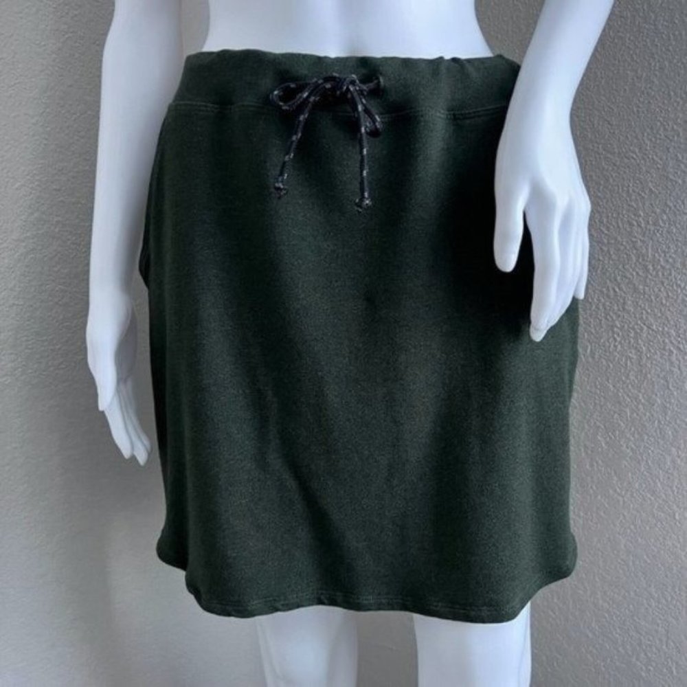 Sundry for Evereve Women's Skirt Size 2 M Drawstring Casual Dark Green - Picture 1 of 6